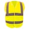 Dsv Standard Hi-Vis Safety Vest XL Class 2 , Hook & Loop 85212 - alternate 1